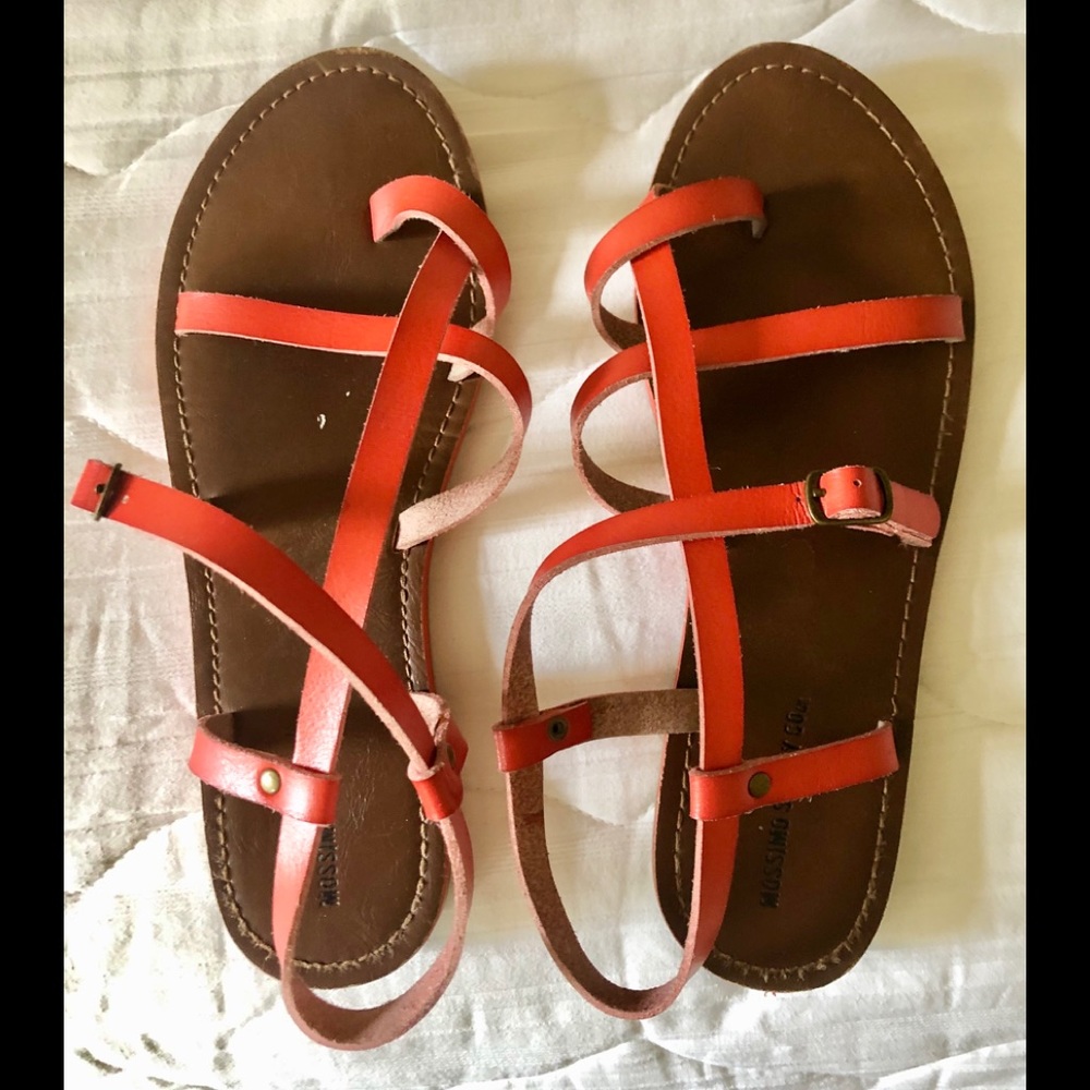 Reddish Orange Mossimo Supply Co Sandals